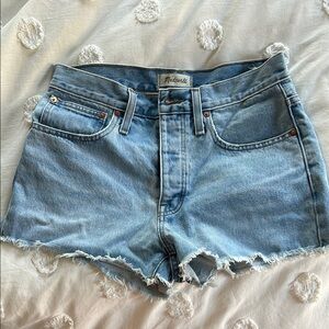 Madewell Light Blue Denim Shorts